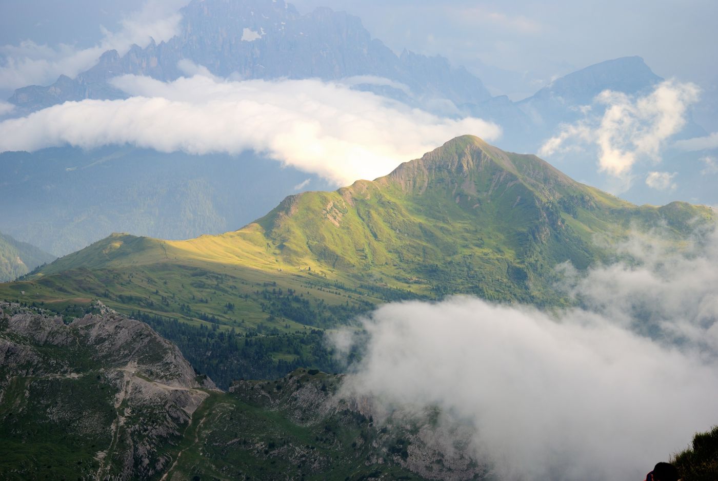 Blick vom Lagazuoi - nach dem Gewitter