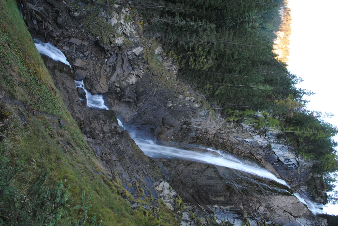 Der Iffigfall in der Abenddämmerung