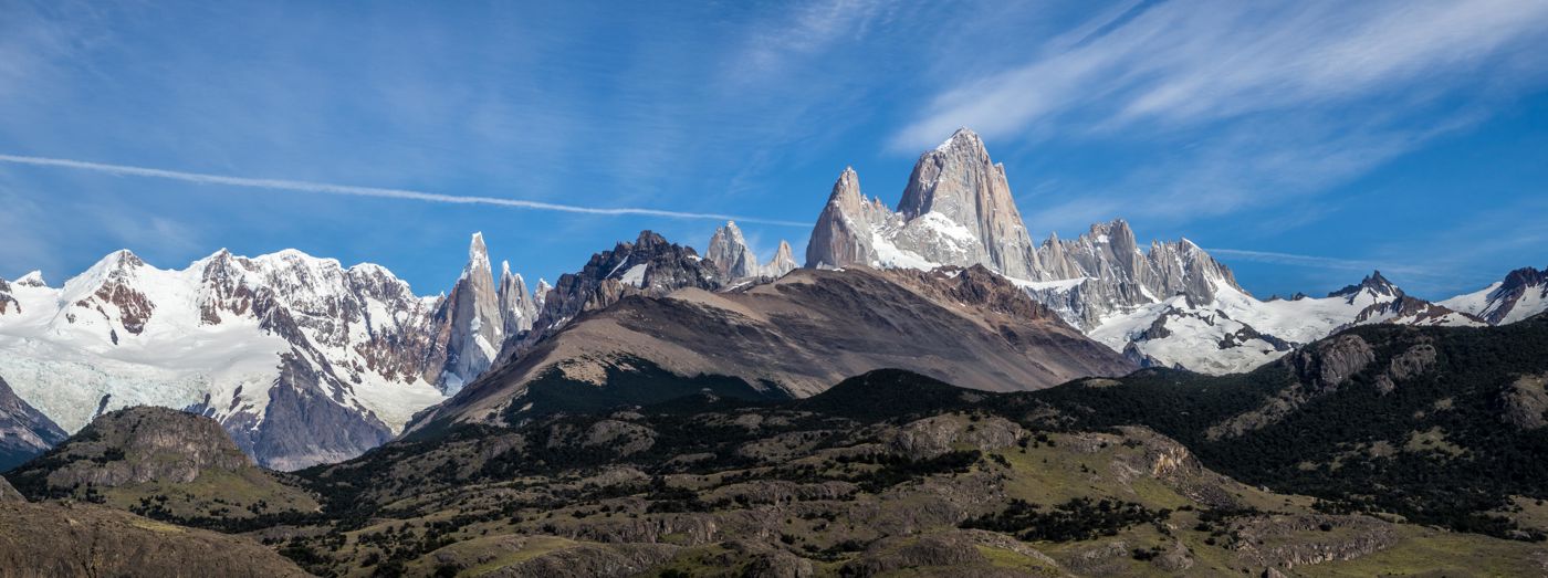 Mirador Los Condores mit Cerro Torre und Fitz Roy