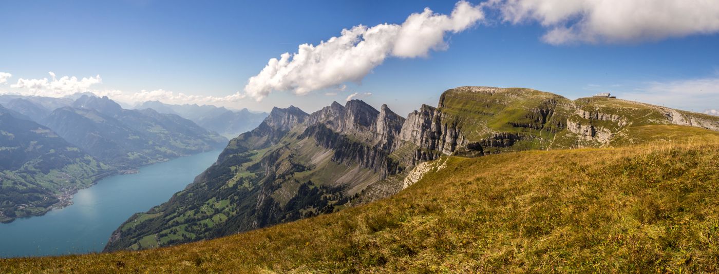 Walensee Churfirsten und Hinterrugg