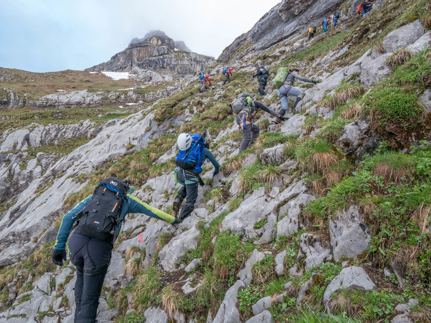 Kraxelei zum Glärnischfirn