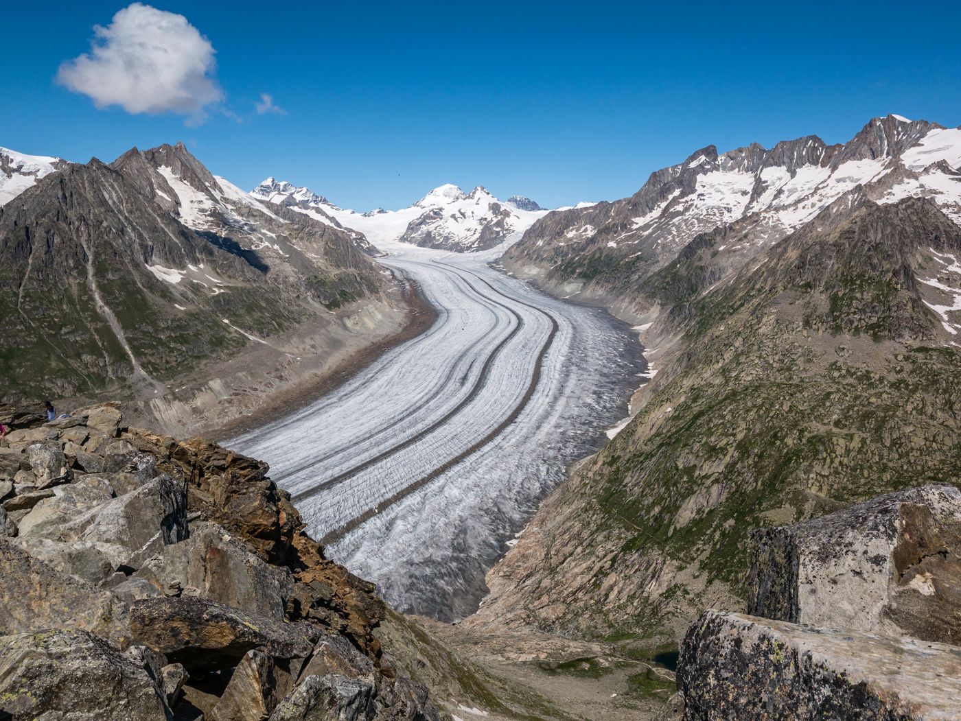 Auf dem Höhenweg Bettmerhorn - Eggishorn