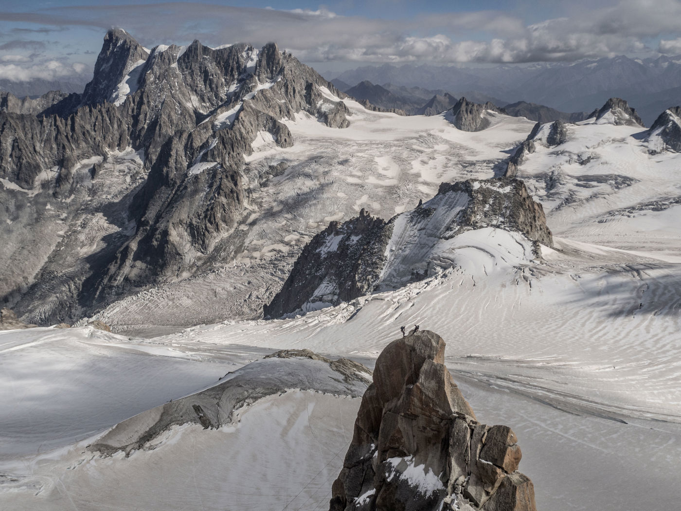 Rebuffat Route am Aiguille du Midi