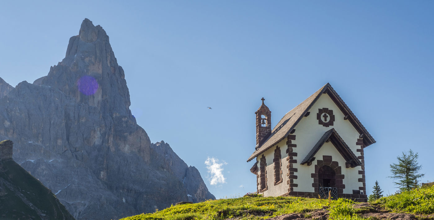 Auf den Castellazzo zum Cristo Pensante