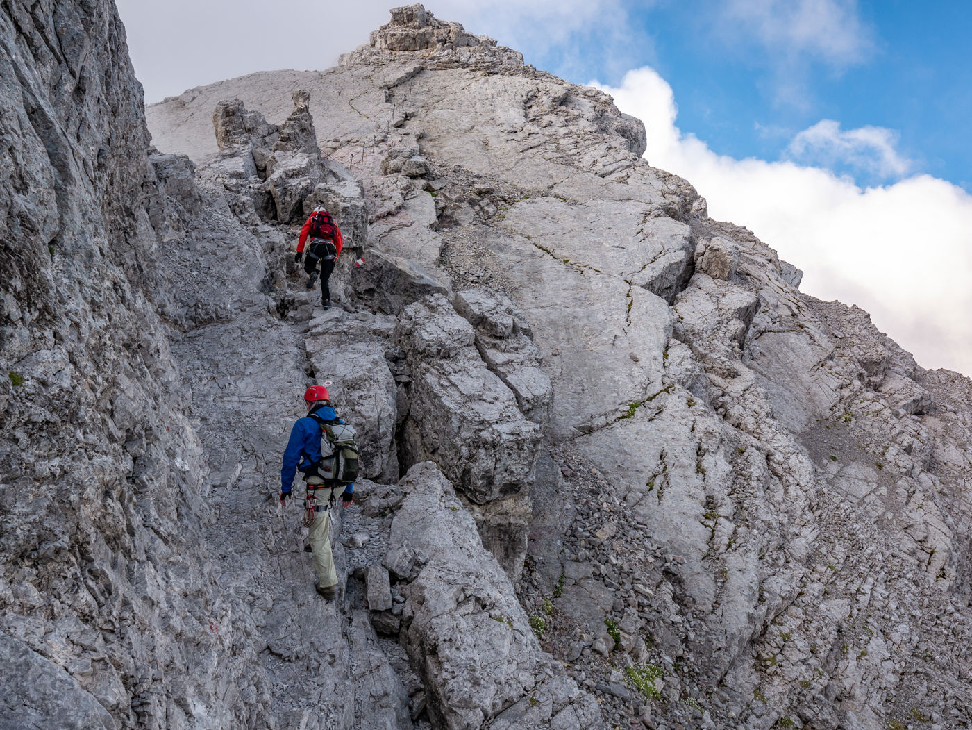 Weg zur Watzmann Mittelspitze