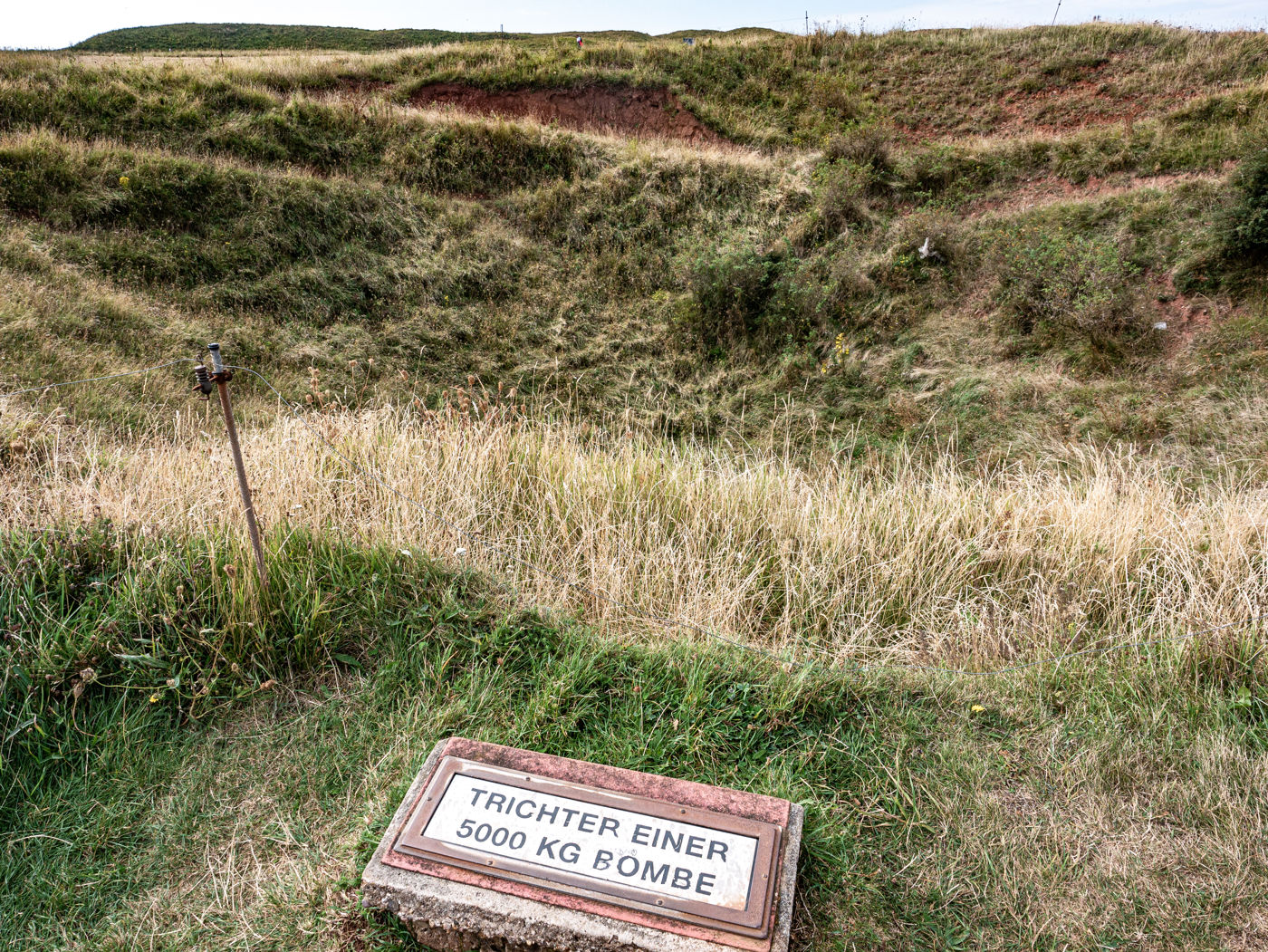 Bombentrichter Helgoland