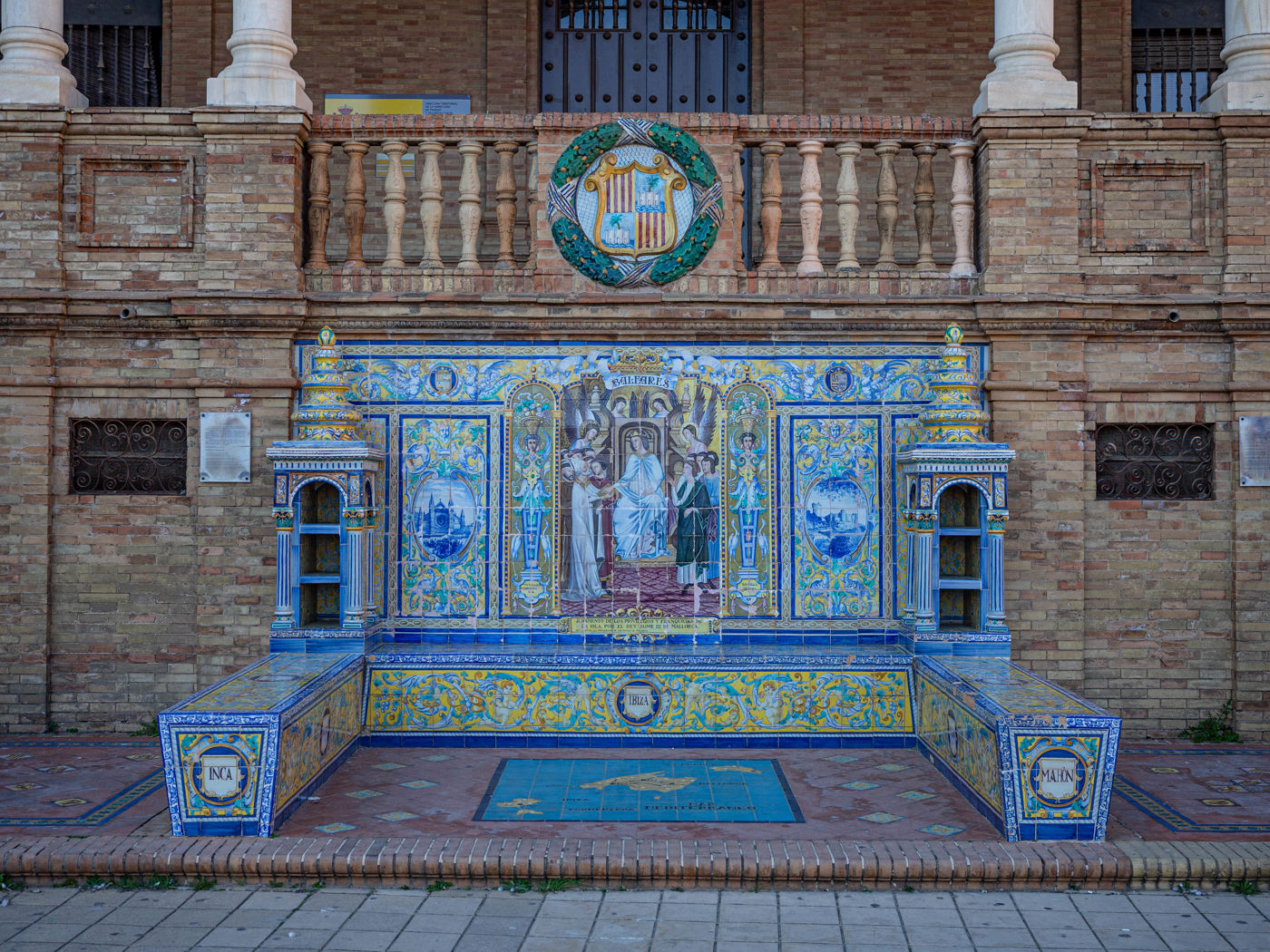 Plaza de España - Sevilla - Bänke