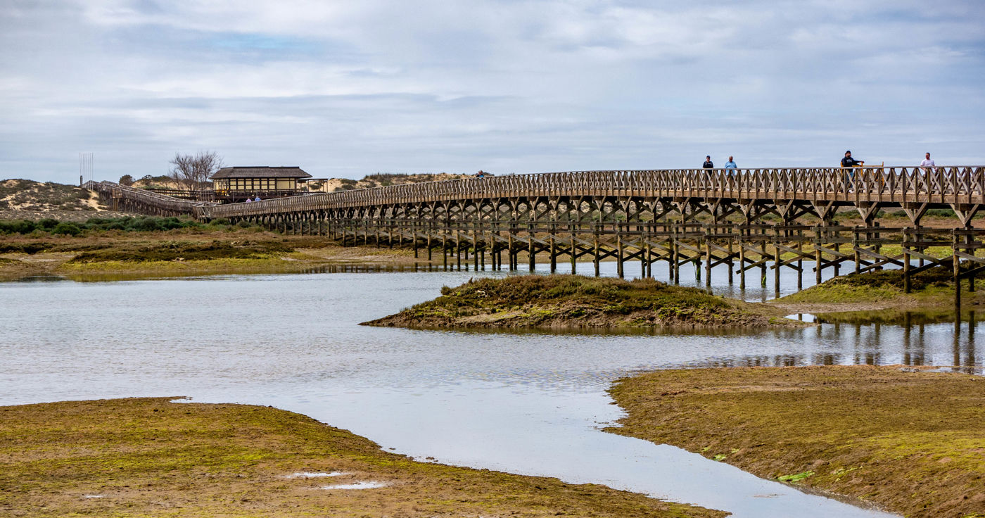 Bordwalk zum Praia da Quinta do Lago