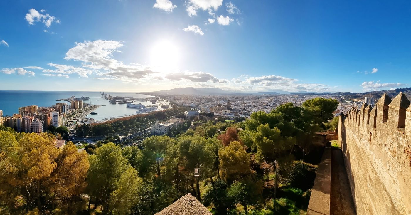 Gibralfaro Aussicht
