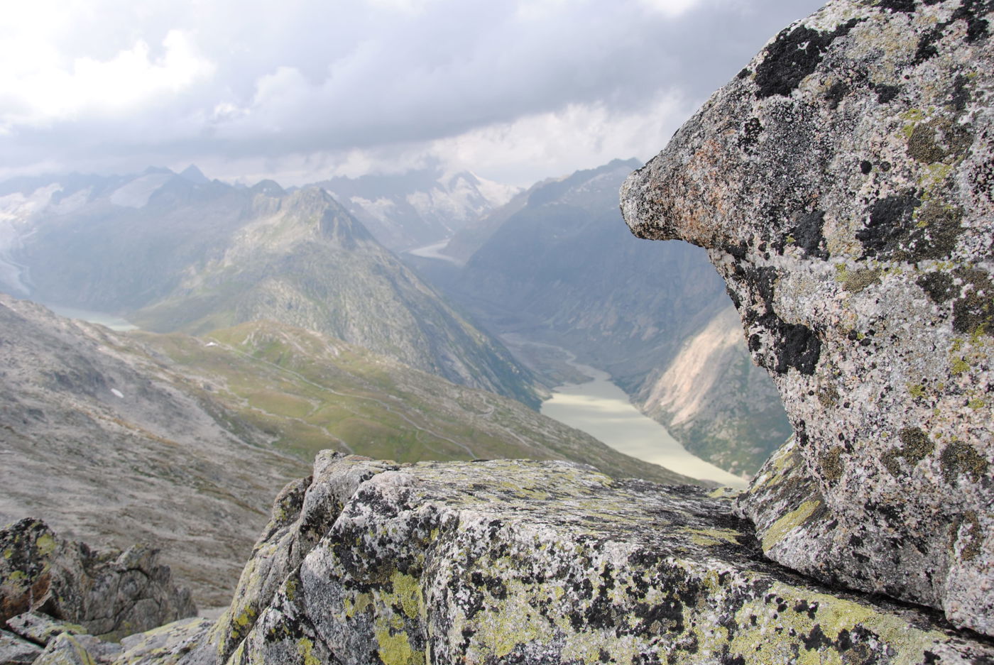 Sidelhorn Oberaarsee und Oberaargletscher