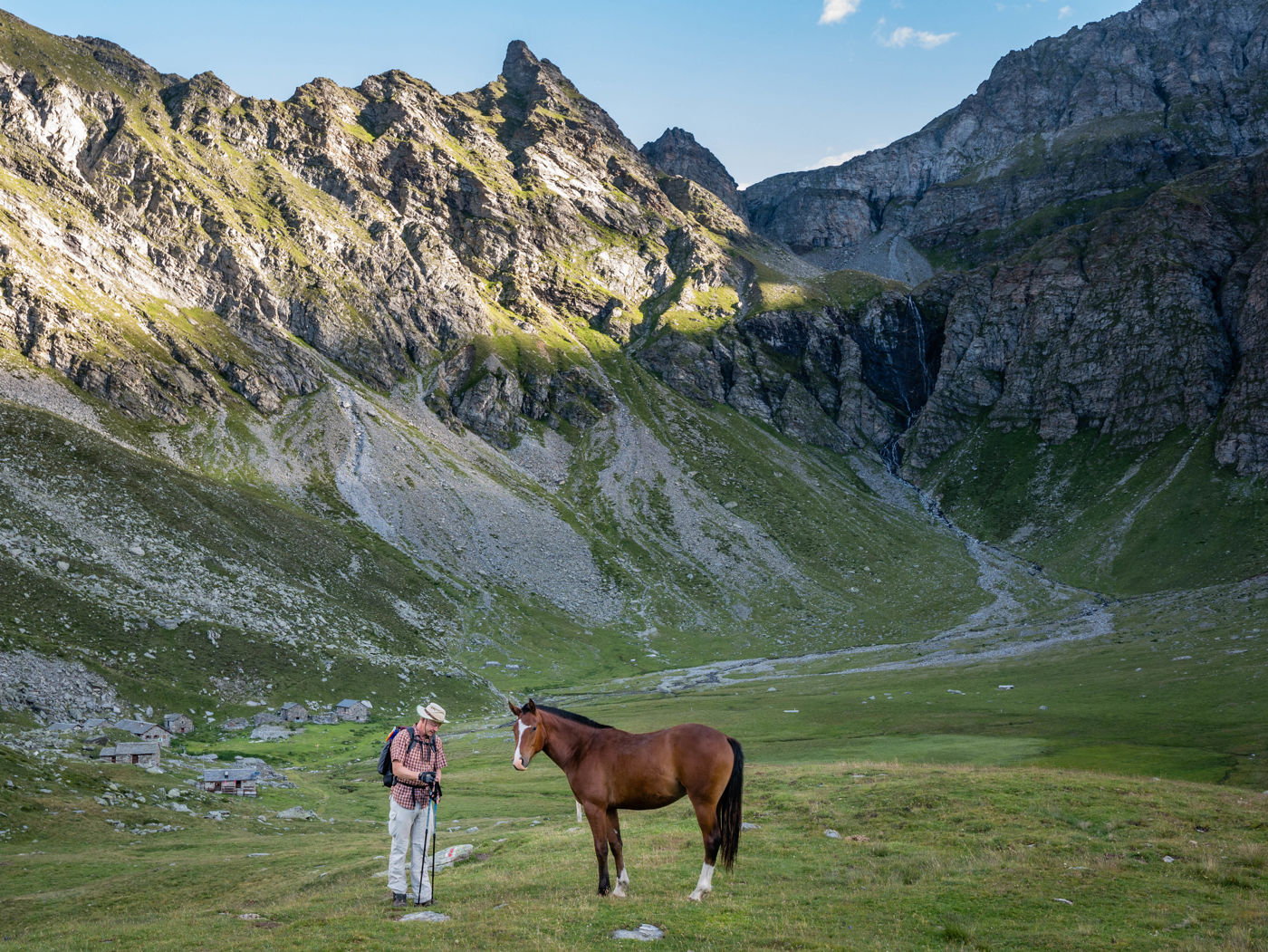 Greina Hochebene Tag 2 Alpe di Quarnei