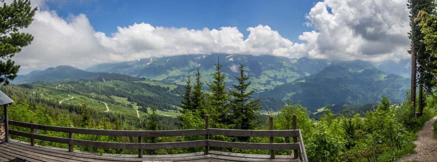 Gantrisch Panoramaweg Aussichtspunkt Pfyffe