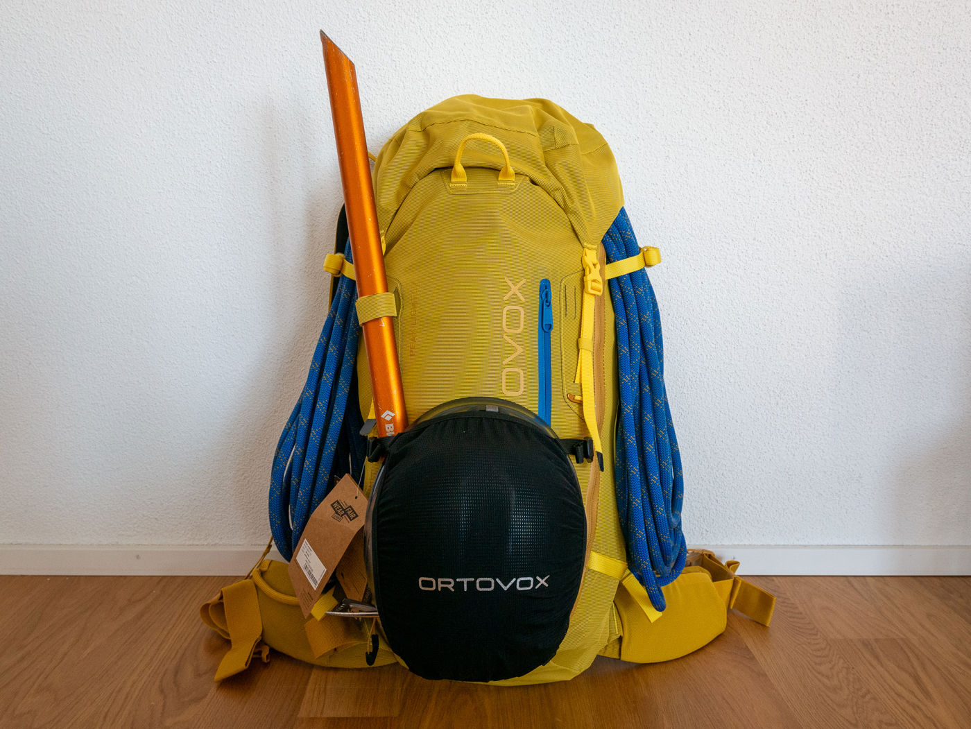 Rucksack für Hochtouren Ortovox Peak Light 32 voll beladen
