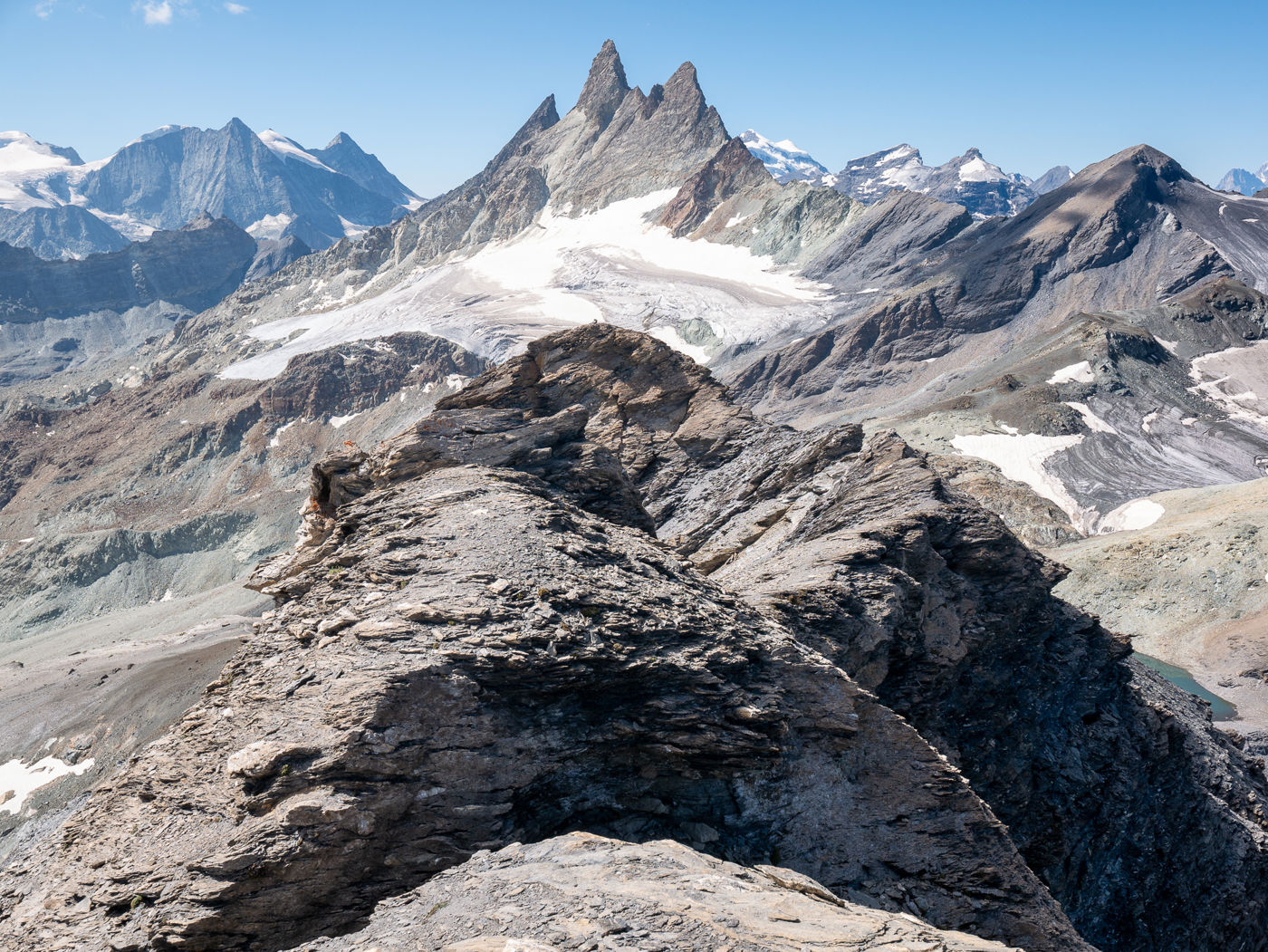 Mont de l'Étoile vom Val d'Hérens aus