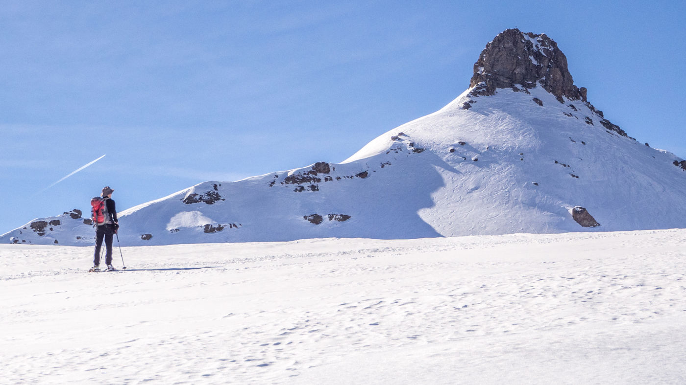 Schneeschuhwanderung Spitzmeilenhütte