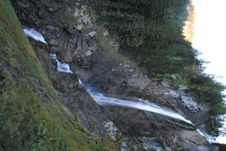 Der Iffigfall in der Abenddämmerung