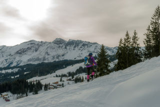 Schneeschuhwanderung auf den Schibegütsch