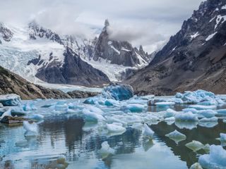 Laguna Torre mit Cerro Torre, El Chaltén