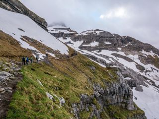 Weg zum Glärnischfirn