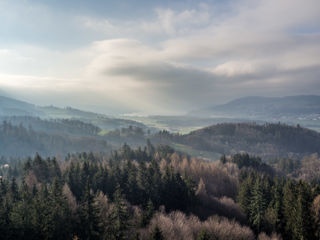 Esterliturm Aussicht - bald geht es zum Eichberg