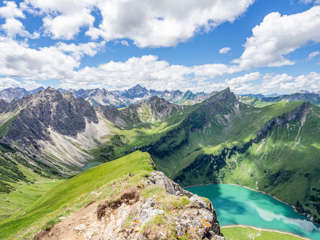 Landsberger Hütte: vom Vilsalpsee und weiter zum Neunerköpfle - via Lachenspitze