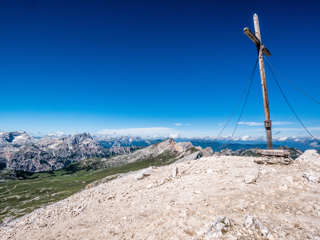 Gipfelkreuz des Seekofel