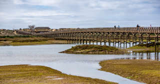 Bordwalk zum Praia da Quinta do Lago