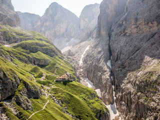 Rosengarten Hüttenwanderung Grasleitenhütte