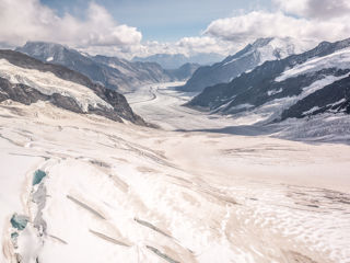 Jungfraujoch Gletscher