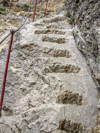 Rote Flüh - Treppen