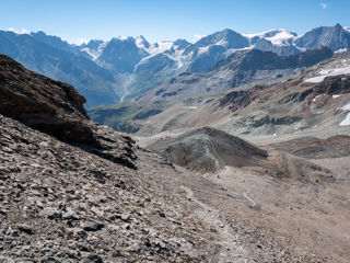 Weg auf den Mont de l'Etoile