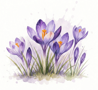 Wenn im Frühling die ersten Krokusse erscheinen, verwandelt sich der Rämisgummen in ein violettes Blütenmeer.