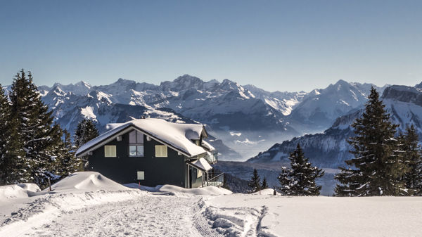 Der Rigi-Panoramaweg im Winter