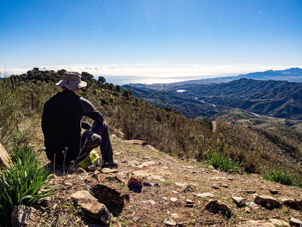 Wandern im Naturpark Montes de Málaga
