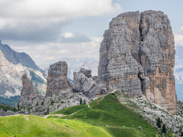 Über den Nuvolau zu den Cinque Torri